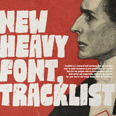 Tracklist - Rough Bold Font