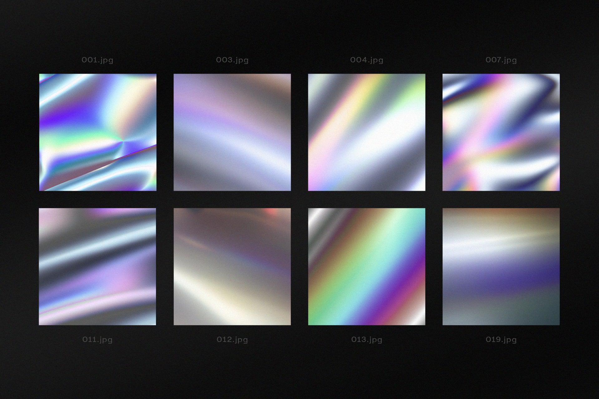 Transient Iridescent Backgrounds