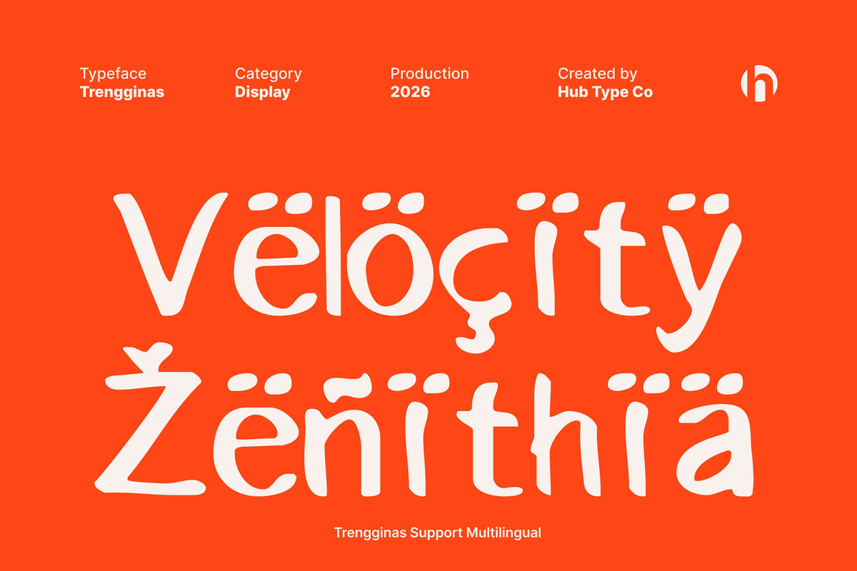 Trengginas – A Timeless & Unorthodox Display Typeface by Hub Type Co, preview 8
