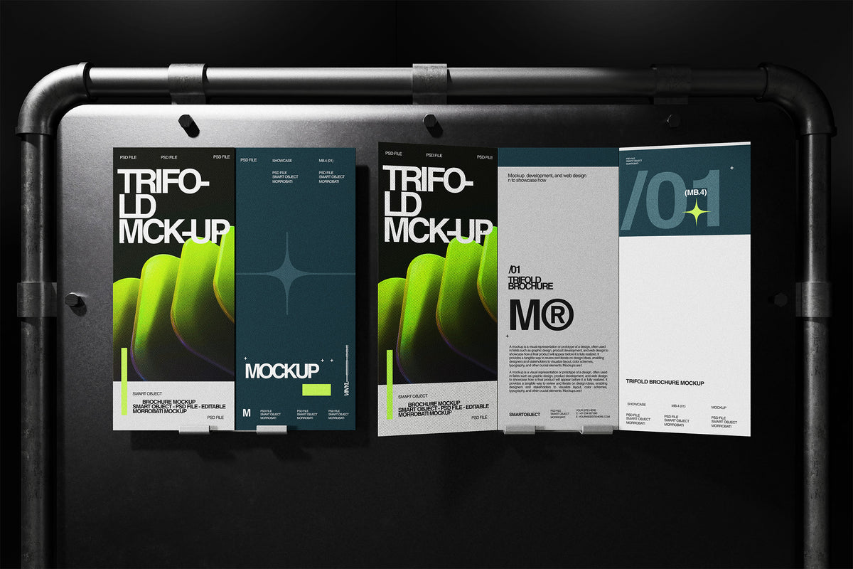 Trifold Brochure Mockup by Morrobati, preview 5