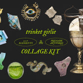 trinket girlie: digital collage kit w 200+ PNG elements