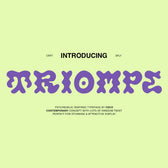 Triompe – Psychedelic Typeface