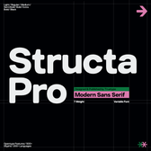 TRT Structa Pro – Rounded Modern Sans Serif