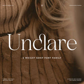 Unclare Serif Font Family With Ligatures