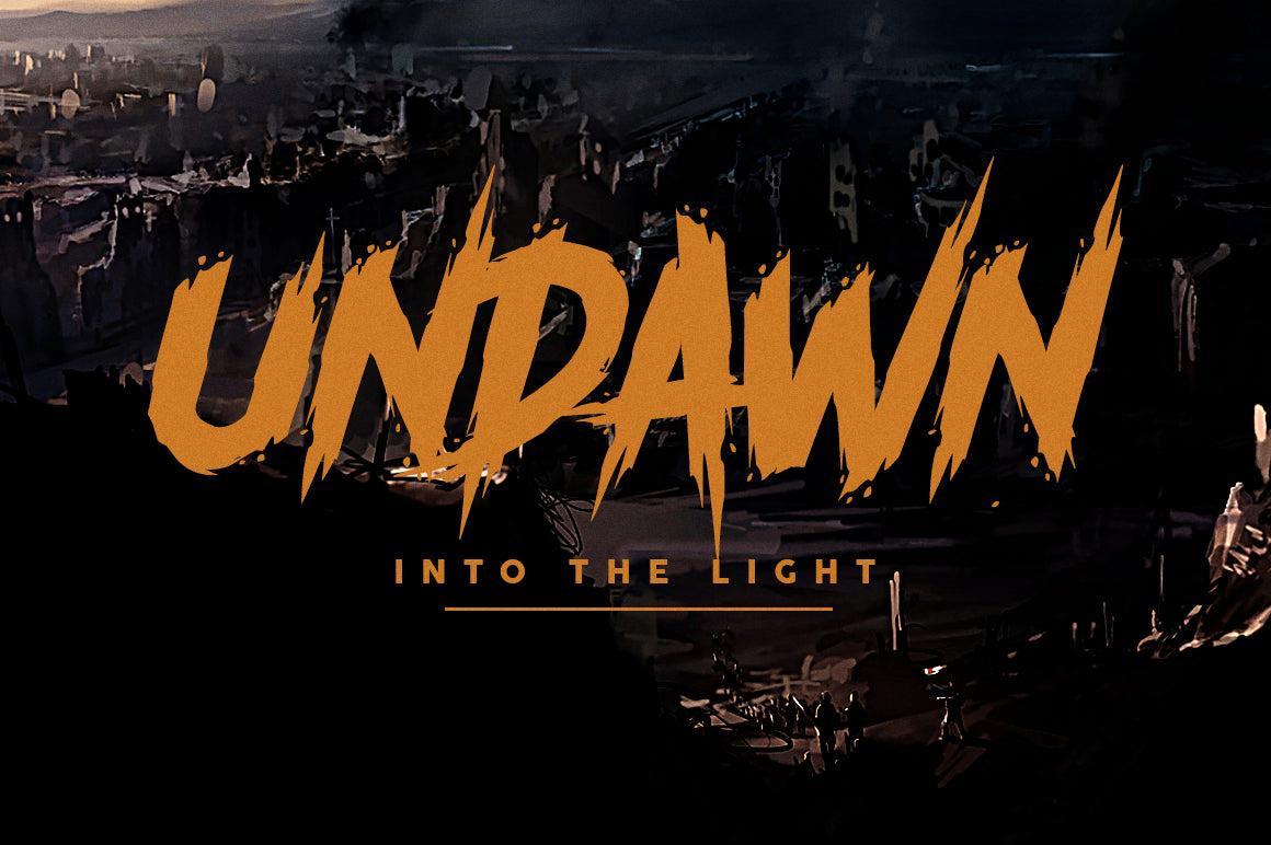 Unthinkers - Modern Horror Font