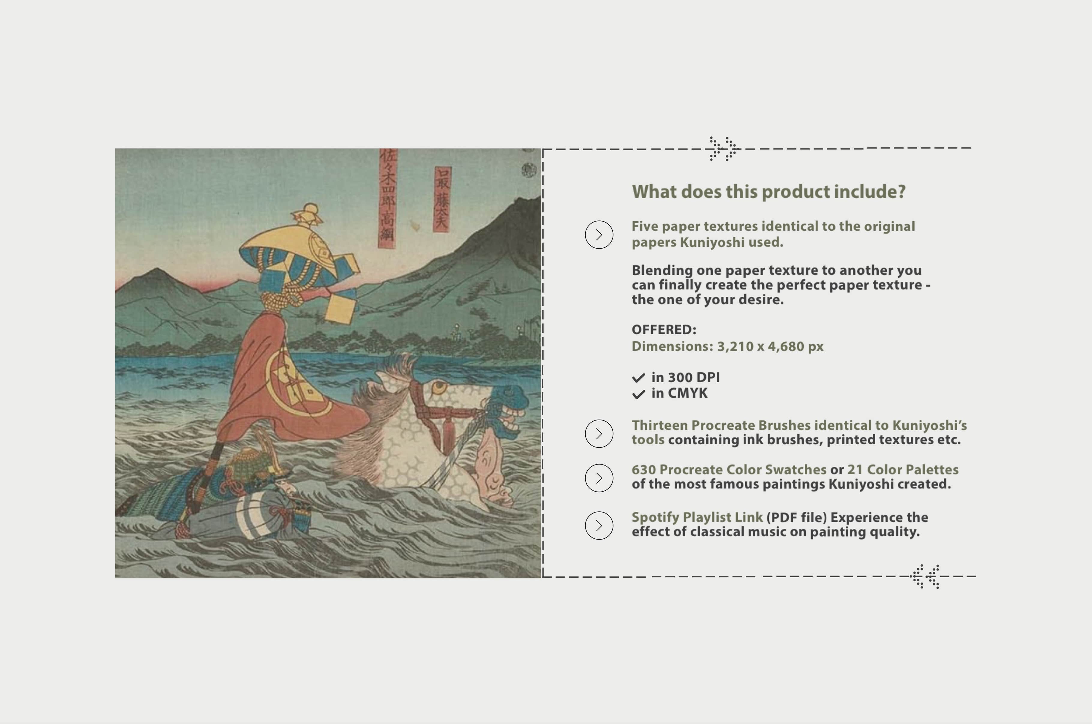 Utagawa Kuniyoshi Procreate Kit