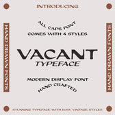 Vacant Typeface