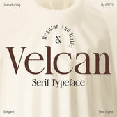 Velcan – Serif Typeface