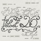 Velvet 26 Botanical Typeface