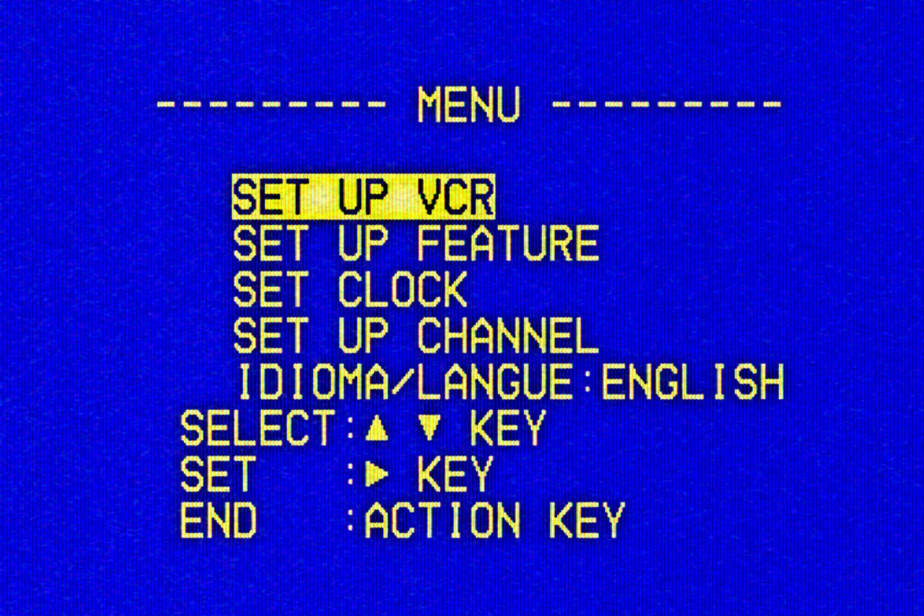 VHS Tape Text & Logo Effect