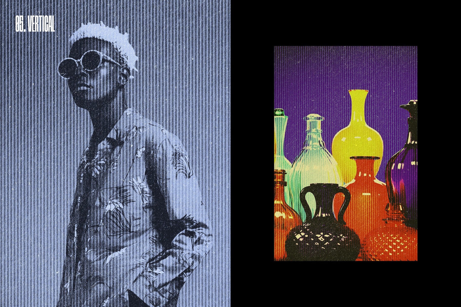 Vintage Halftone Photo Effect