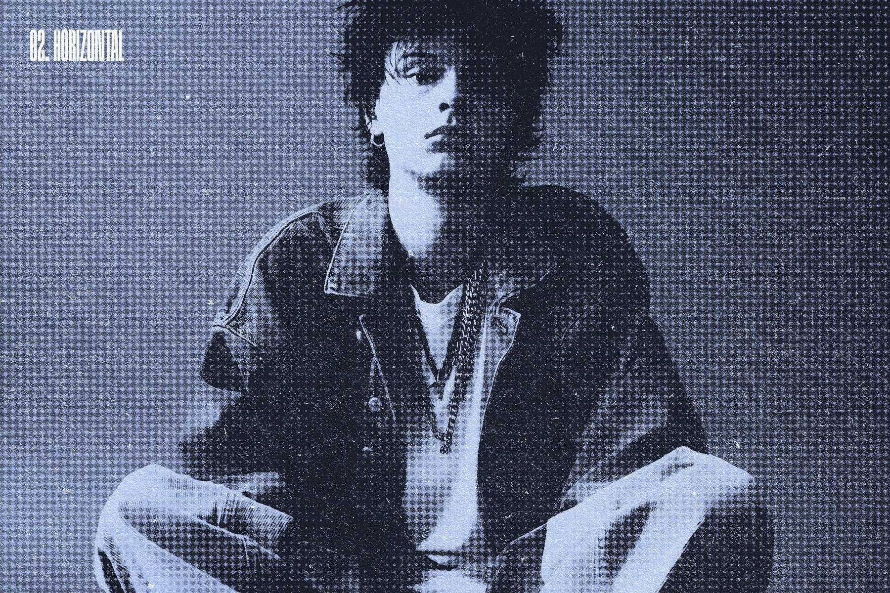 Vintage Halftone Photo Effect