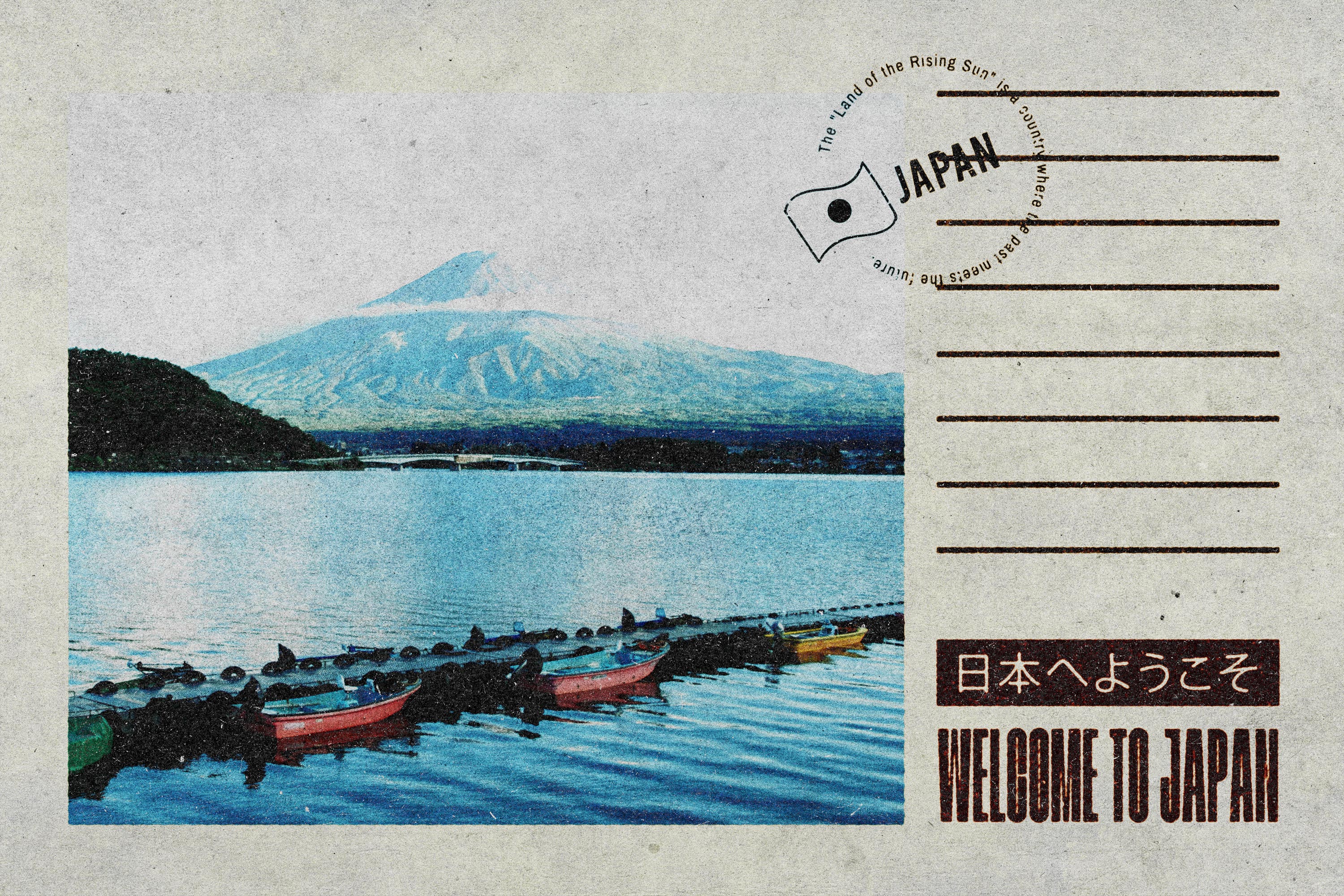 Vintage Postcard Press Effect