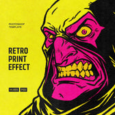 Vintage Print Design Effect