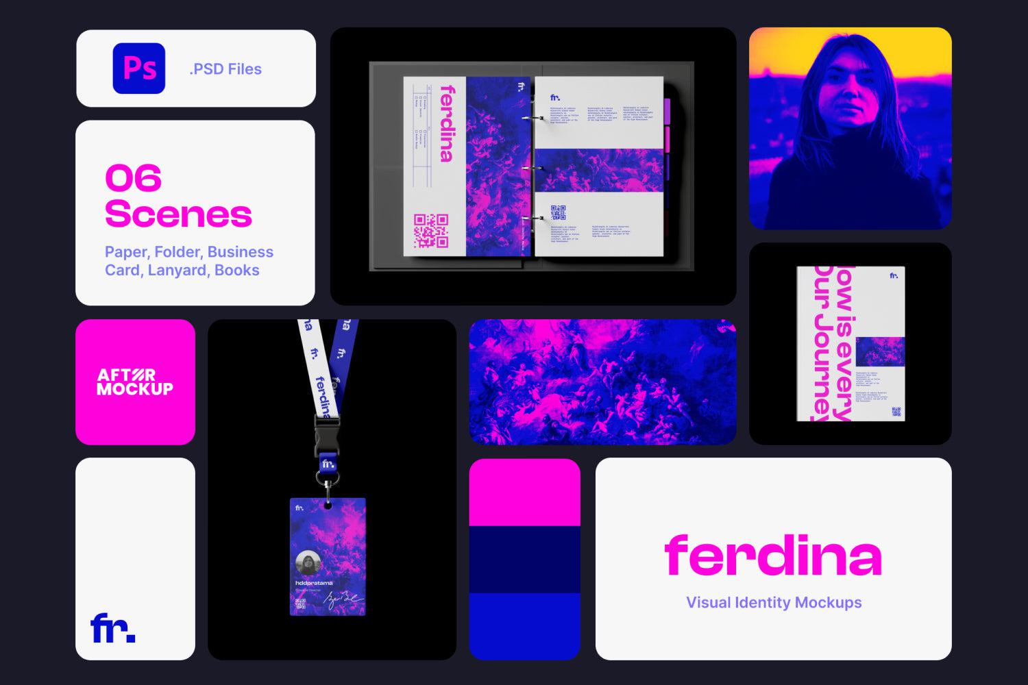 Visual Identity Mockup Ferdina