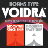 Voidra - Retro Futuristic Sci-Fi Typeface