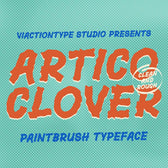 VT Artico Clover – Retro Brush Font