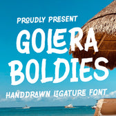 VT Golera Boldies – Handdrawn Ligature