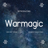 Warmagic Sans Serif Typeface Font