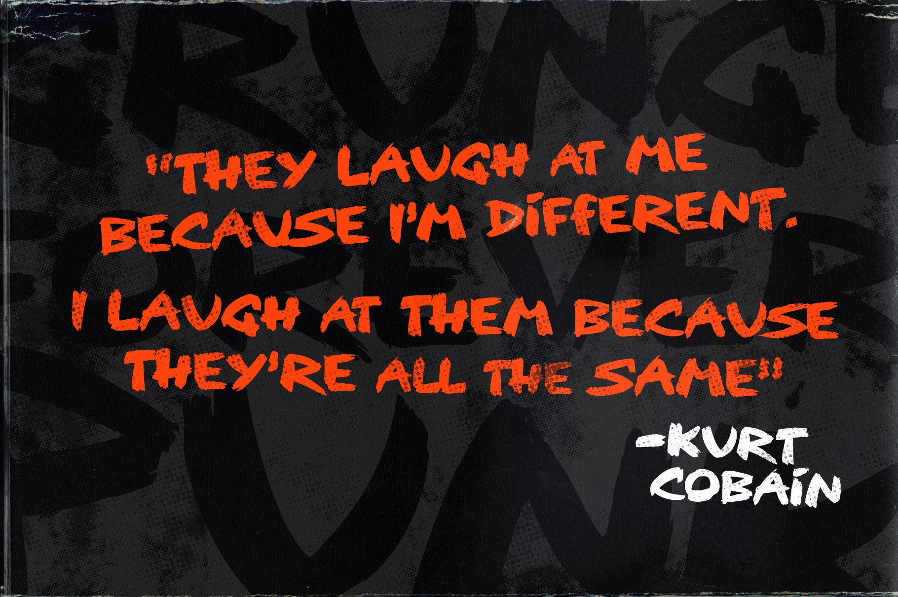 Wasted Youth: A 90s Grunge Brush Font