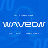 Waveon Futuristic Font