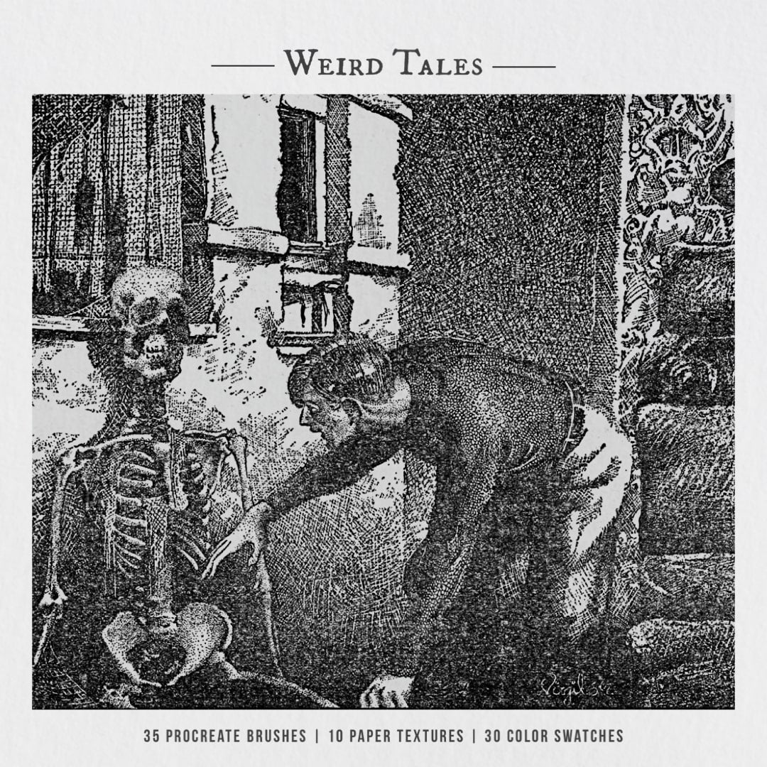 Weird Tales Procreate Kit