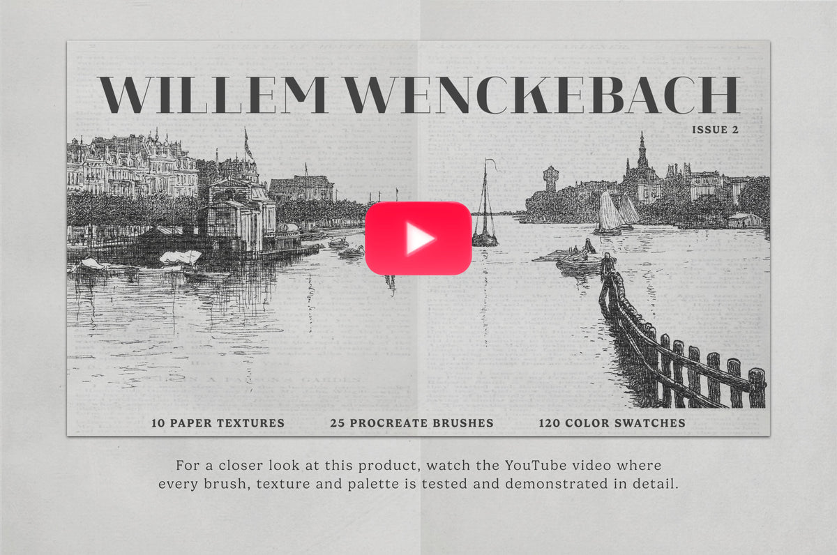 Willem Wenckebach Procreate Kit by Digi Life, preview 8