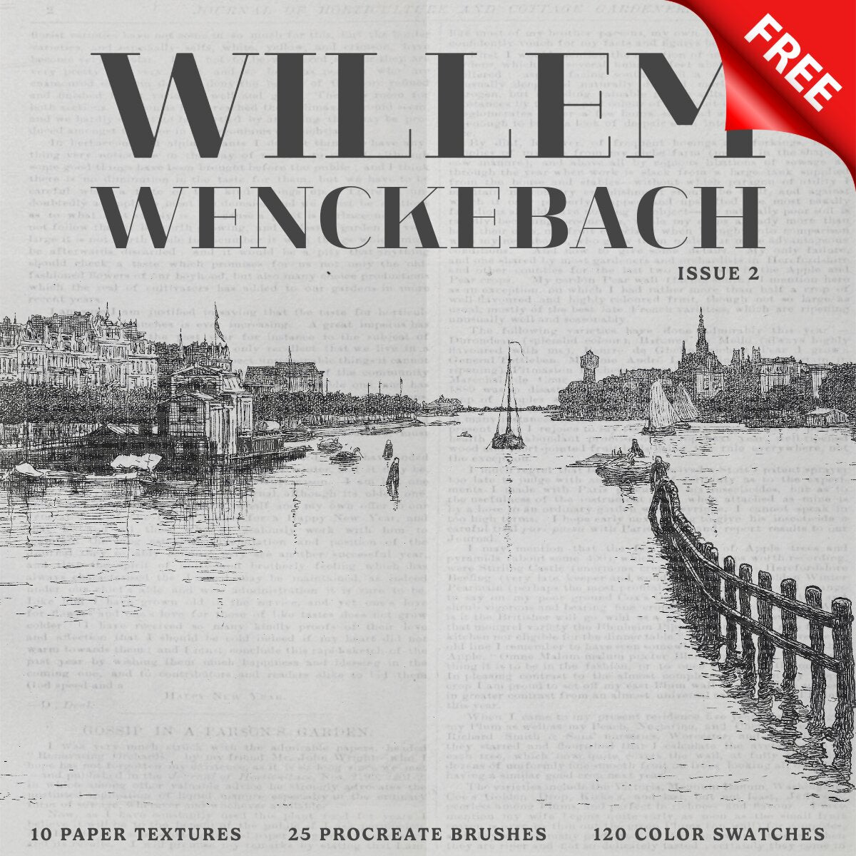 Willem Wenckebach Procreate Kit (Free Download) by Digi Life, preview 1