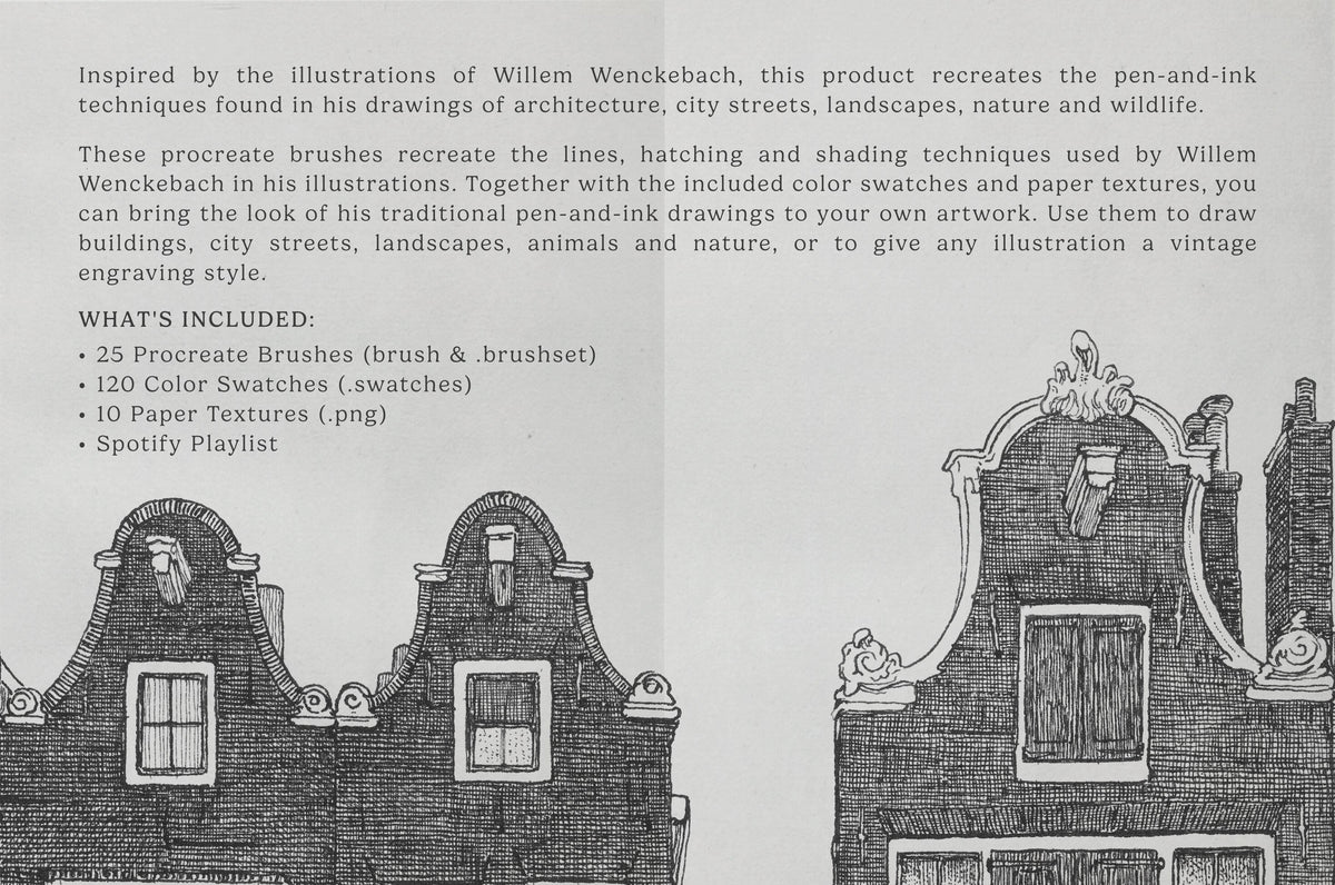 Willem Wenckebach Procreate Kit (Free Download) by Digi Life, preview 3