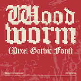 Woodworm Font