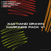 X40 Hand Drawn Markings Pack V1