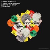 X60 Used Stickers Pack V1