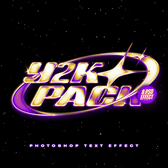 Y2K Chrome Text Effect Bundle