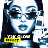 Y2K Frozen Photo Effect
