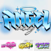 Y2K Gradient Text Effect