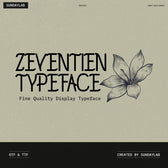 Zeventien Typeface