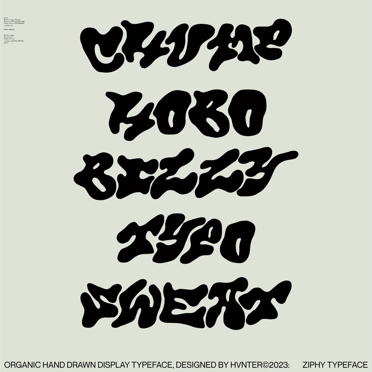 ZIPHY Typeface