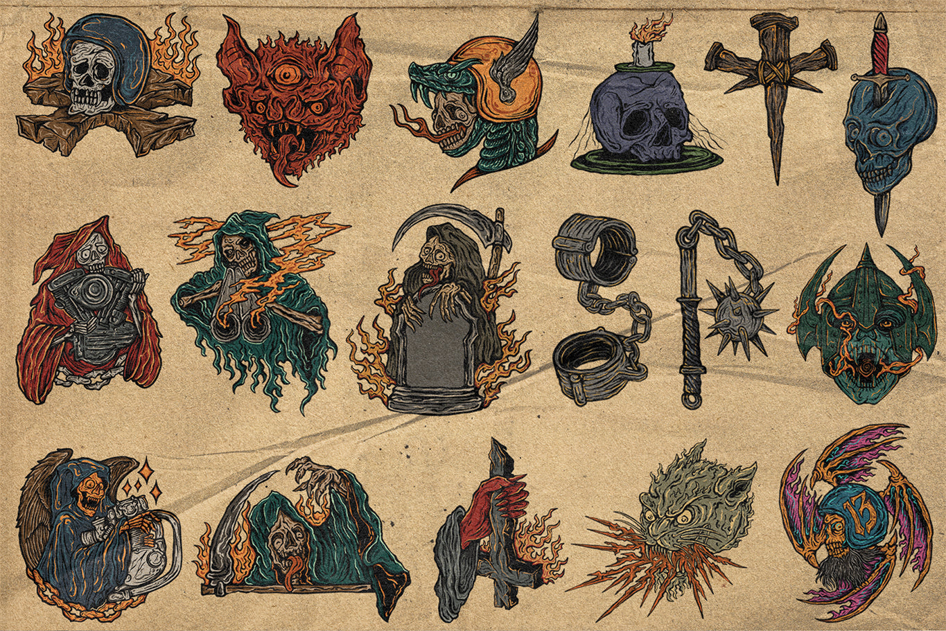 Skulls, Tags, and Weapons: The Renegade Graphics Trend