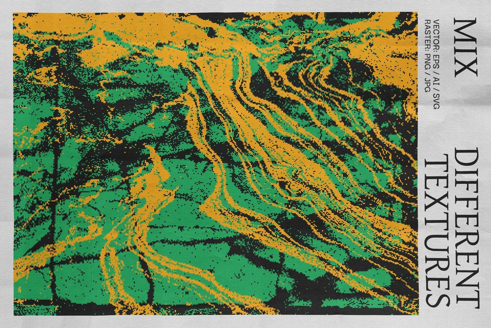 100 Bitmap Vector Textures by Vanzyst