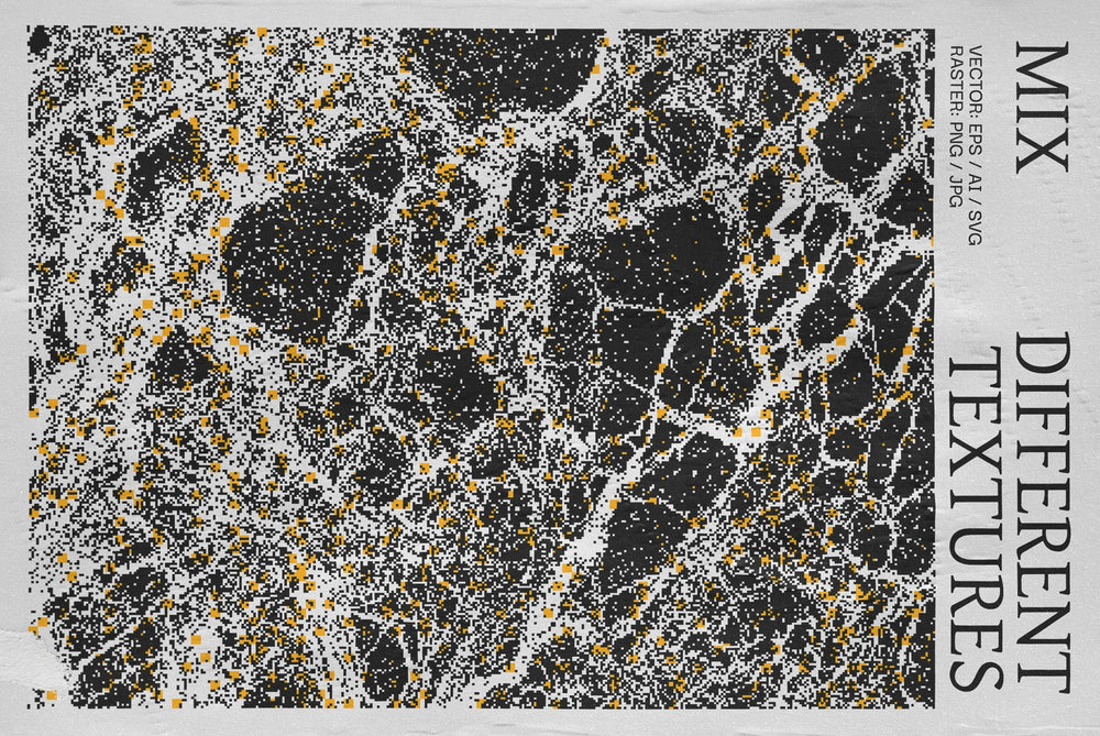 100 Bitmap Vector Textures by Vanzyst