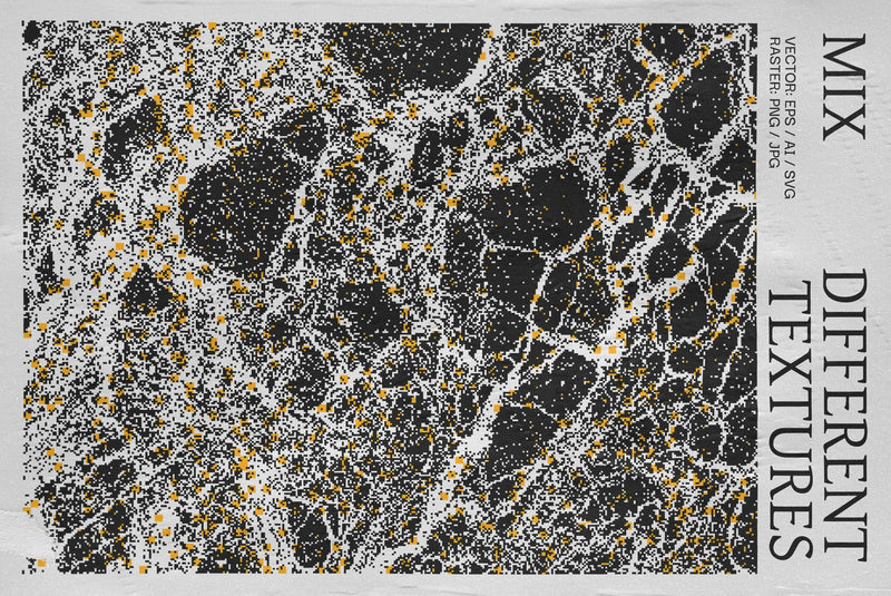 100 Bitmap Vector Textures by Vanzyst