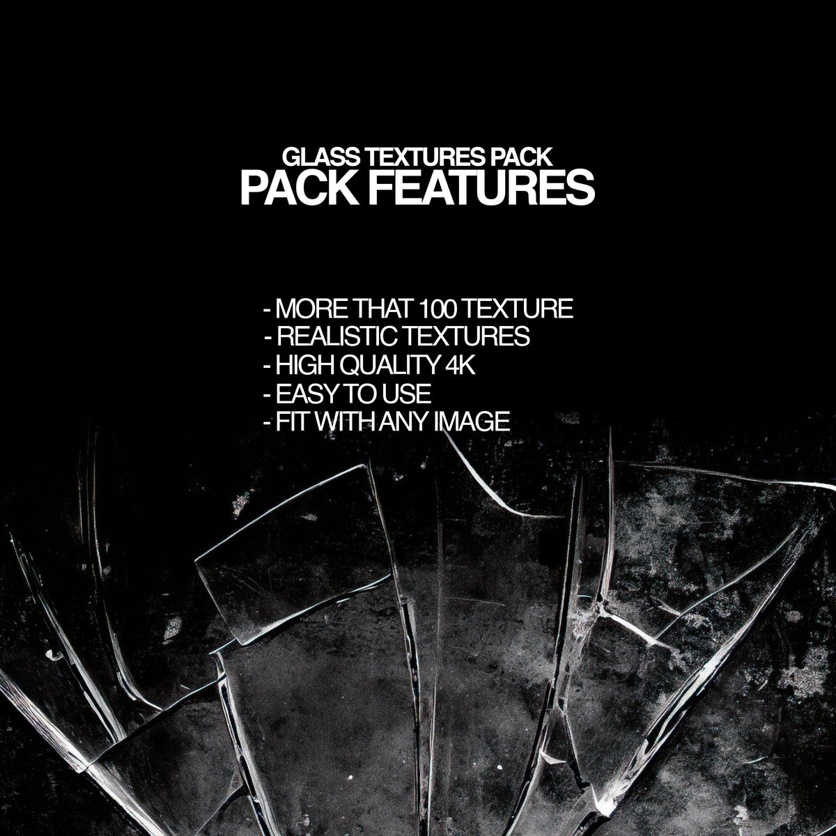 100 Broken Glass Textures Pack by Züli – Studio 2am