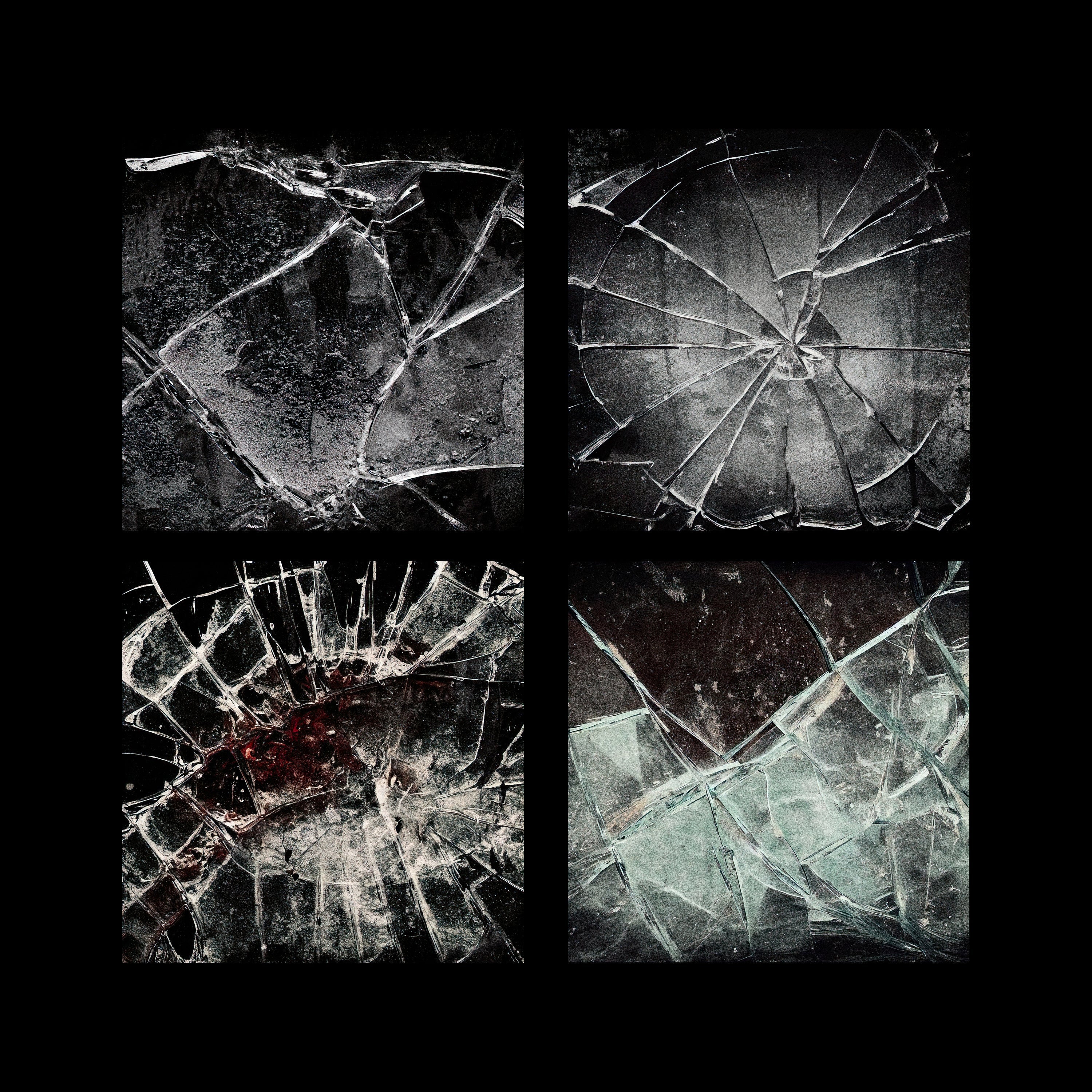 100 Broken Glass Textures Pack