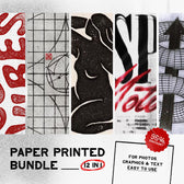 12-in-1 Paper Printed Effects Bundle
