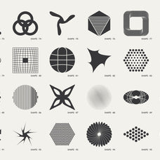 120 Abstract Geometric Shapes - Part 1