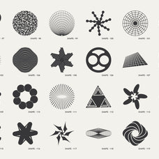 120 Abstract Geometric Shapes - Part 1