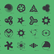 120 Abstract Geometric Shapes - Part 4