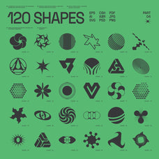 120 Abstract Geometric Shapes - Part 4