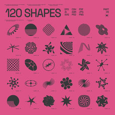 120 Abstract Geometric Shapes - Part 5