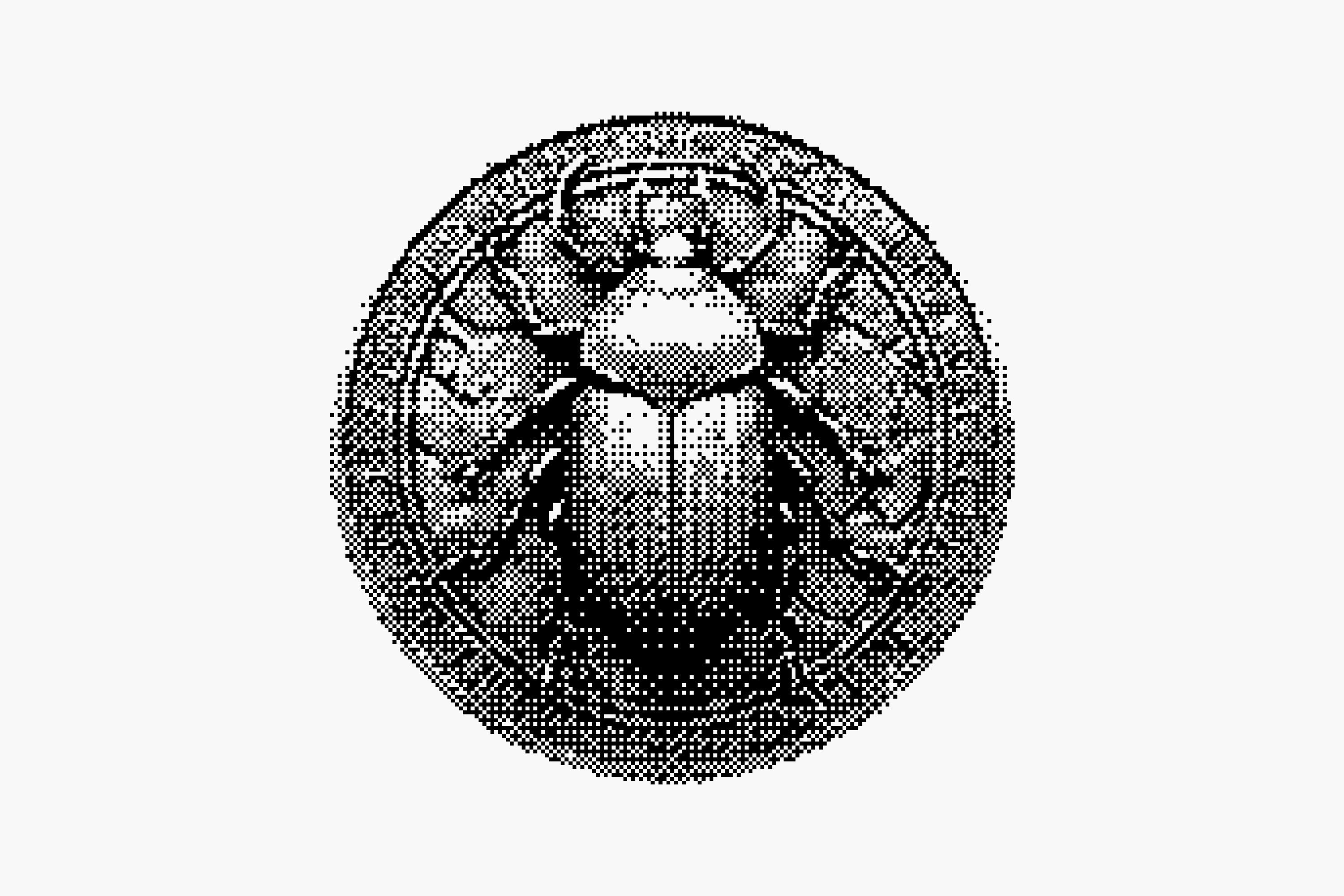 144 Dithering Bitmap Vector Shapes Collection